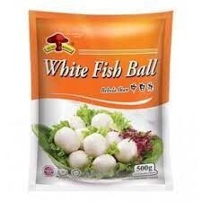 Mushroom White Fish Ball - Medium 500g