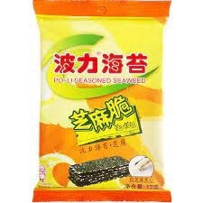 Po-Li  Seasoned Seaweed  Sesame 12g