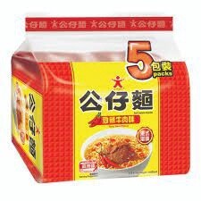 Doll Noodle Spicy Beef 103g x 5 packs