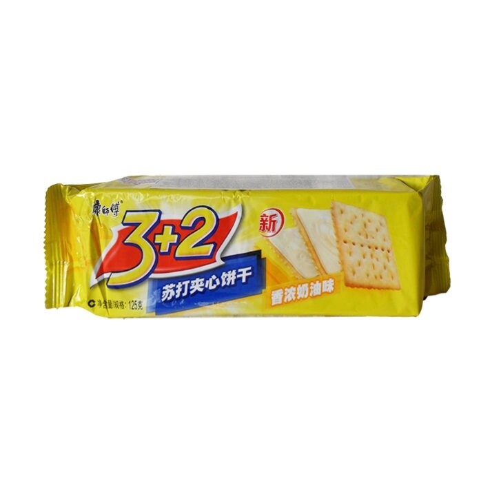 KSF 3+2 Saltine Crackers - Butter Cream 苏打夹心奶油味 125g