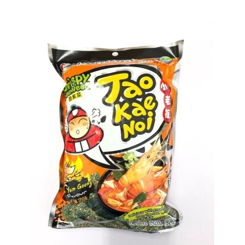Taokaenoi Crispy Seaweed Snacks TomYum 小老板脆紫菜冬荫功味 32g
