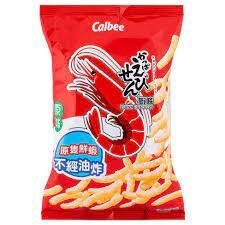 Calbee Prawn Crackers - Original 卡樂B蝦條原味 75g
