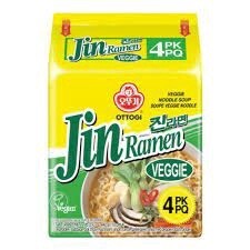 Ottogi Jin Ramen  Veggie 4 packs