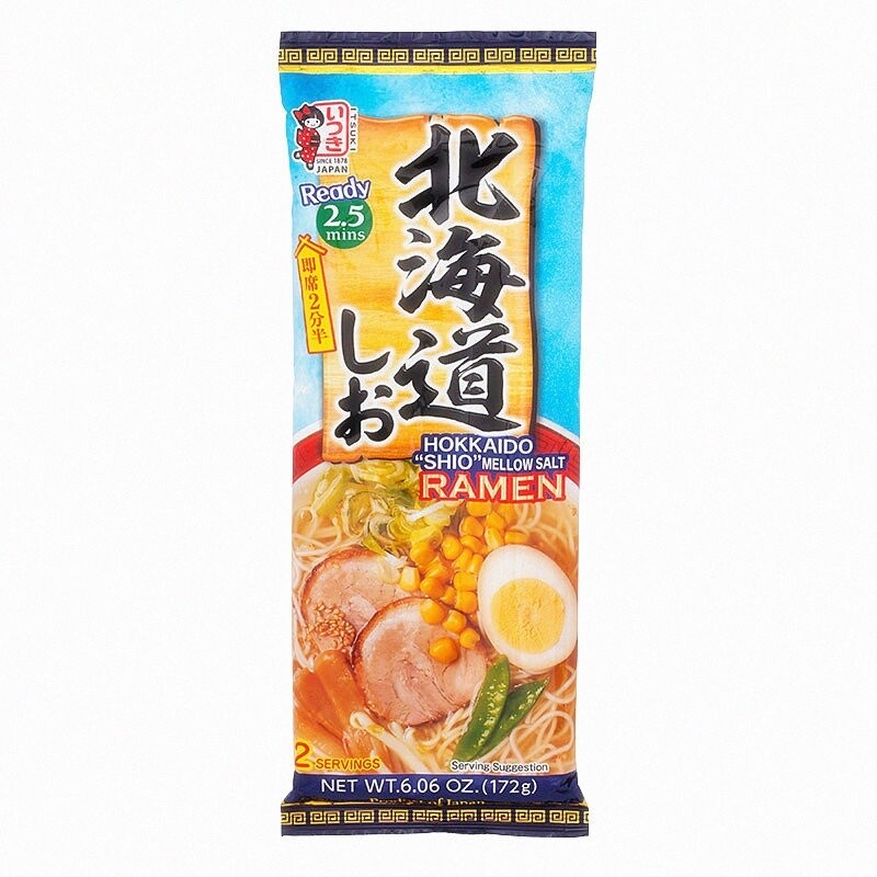 Itsuki Hokkaido Shio Mellow Salt Ramen 172g