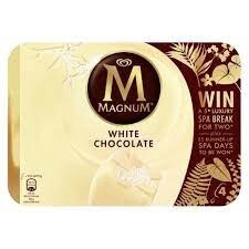 Wall&#39;s Magnum white chocolate