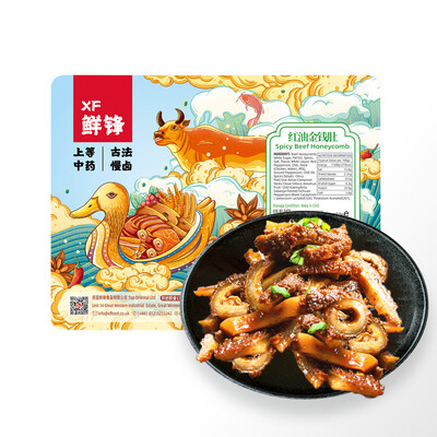 XF Spicy Beef Honeycomb 锁鲜红油金钱肚 150g