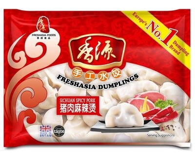 Fresh Asia Sichuan Spicy Pork Dumplings 香源猪肉麻辣烫水饺 400g