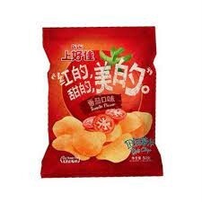 OS Potato Chips - Tomato Flavour 上好佳薯片-番茄 50g