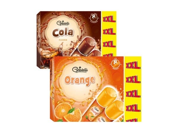 Gelatelli orange cola Lollies