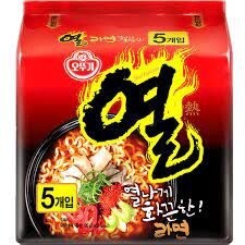 Ottogi Yeul Ramen Extra Spicy 120g x 5 极辛火热拉面