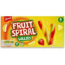 Gelatelli Tropical Fruit Spiral Lollies