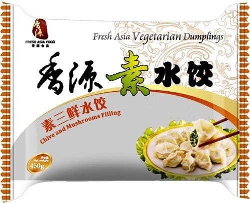 Fresh Asia Chive &amp; Mushroom Dumplings 450g