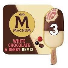 Wall&#39;s Magnum white chocolate Berry Mix