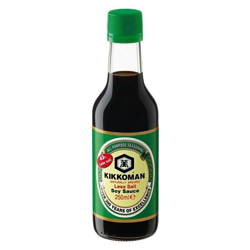 Kikkoman Less Salt Soy Sauce 250ml