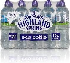 Highland Spring Water 15 x 750ml