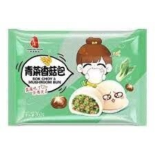 Fresh Asia Mushroom &amp; Green Vegetable Buns 360g