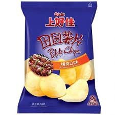 OS Potato Chips- BBQ Flavour 上好佳薯片 烤肉口味 50g