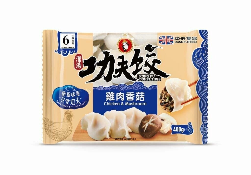 Kung Fu Northern Chicken &amp; Mushrooms 功夫鸡肉香菇水饺  410g
