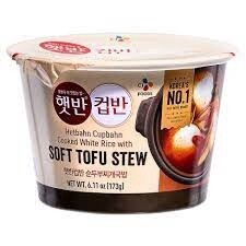 CJ Cooked Rice with Spicy Tofu Soup 173g