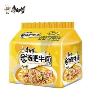 Master Kong Golden Stock Beef Noodles 5 packs