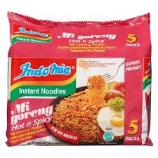 Indomie Mi Goreng Pedas 5 packs 印尼营多捞面辣味