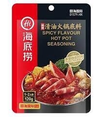 HDL Hotpot Base - Spicy for one 海底撈清油火鍋底料一人食 120G