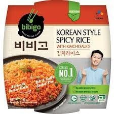 CJ Bibigo Cooked Rice Spicy Kimchi 160G