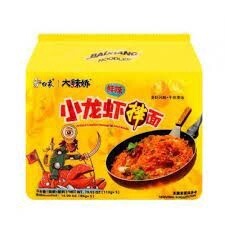 BX Stir Fried Noodle Crawfish 5 Packs 白象大辣嬌-小龍蝦拌麵