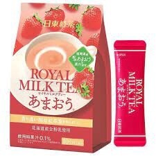 Nitto Roya Milk Tea Strawberry  日东红茶-草莓味 100g