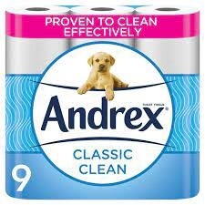 Andrex Toilet Rolls Classic (9 rolls)