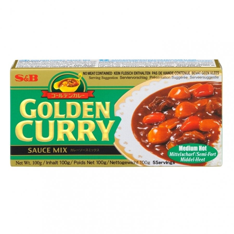 S&amp;B Golden Curry Sauce Mix Medium Hot 日式咖喱块中辣 240g