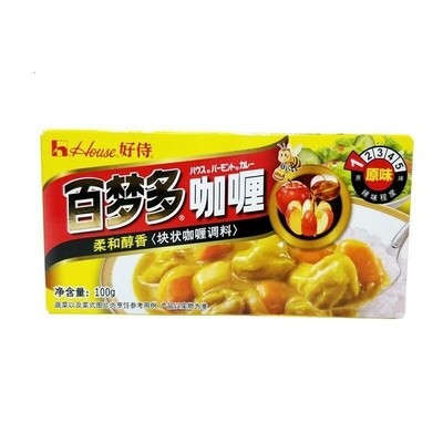 House Curry Sauce Original 百梦多咖喱块原味 100g