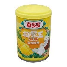 XDD Pineapple Coconut Dessert 喜多多菠蘿椰果罐頭 245g
