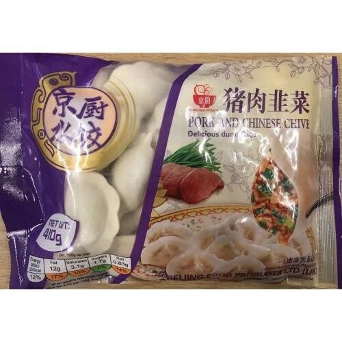 Beijing Food Pork and Chives Dumpling 410g