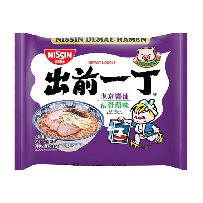 Nissin Demae Ramen - Tokyo Soy Sauce Tonkotsu 100g