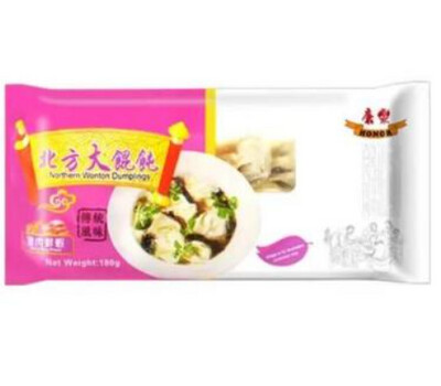 HR Beijing Wonton - Pork with Prawns 康樂北方餛飩-鮮蝦 180g