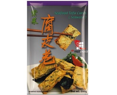 First Choice Seafood Tofu Curd Seaweed 泰一 紫菜腐皮卷 200g