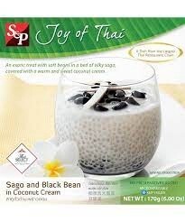 S&amp;P FROZEN Sago &amp; Black Bean in Coconut Cream 170g