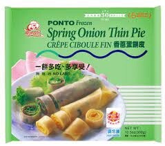 PONTO Frozen Spring Onion Thin Pie 300g