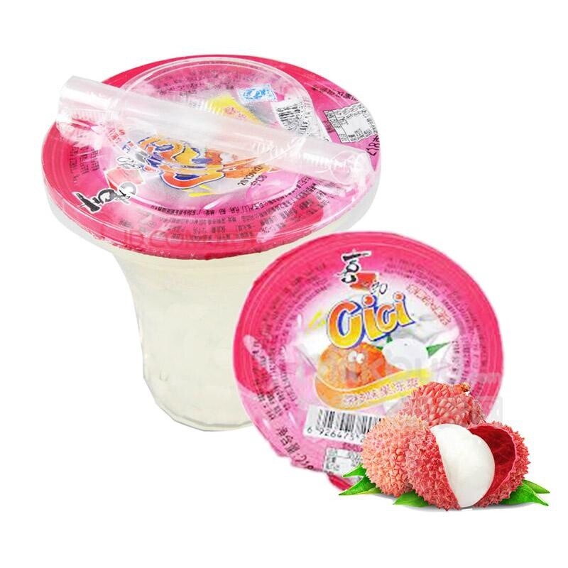 ST Cici Lychee Jelly 喜之郎果凍爽-荔枝 218g