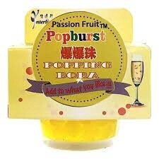 YJW Popping Boba - Passion Fruit 一直旺爆爆珠白香果味 130g