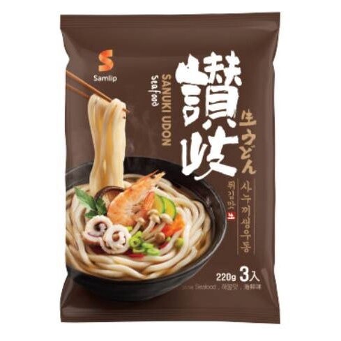 Samlip Sanuki Udon Seafood 三立赞岐乌冬海鲜味 220g