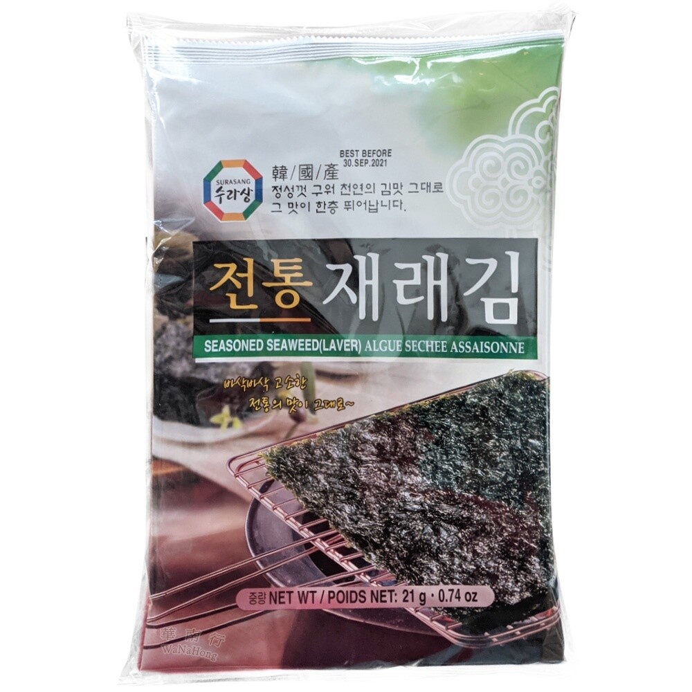 Surasang Seasoned Seaweed 21g