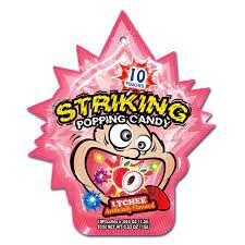 Striking Popping Candy - Lychee 15g