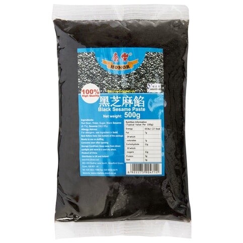 Honor Black Sesame Paste 康乐黑芝麻馅  500g