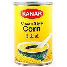Kanar Cream Style Corn 粟米蓉  425g