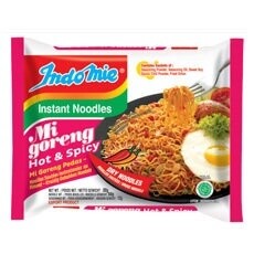 Indomie Noodle Hot &amp; Spicy 印尼营多捞面香辣味 80g, Size: Single Packs
