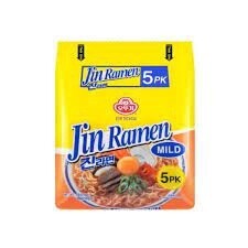 Ottogi Jin Ramen Mild 金拉面微辣 120g x 5 packs
