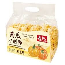 ST Pumpkin Sliced Noodles 壽桃牌南瓜刀削面 400g