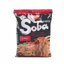 Nissin Soba Noodles - Chili 111g